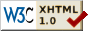 Valid XHTML 1.0 Transitional